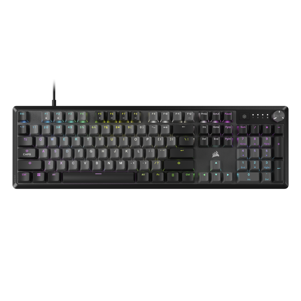 Corsair K70 CORE RGB Gaming-Tastatur QWERTY Deutsch, Grau.