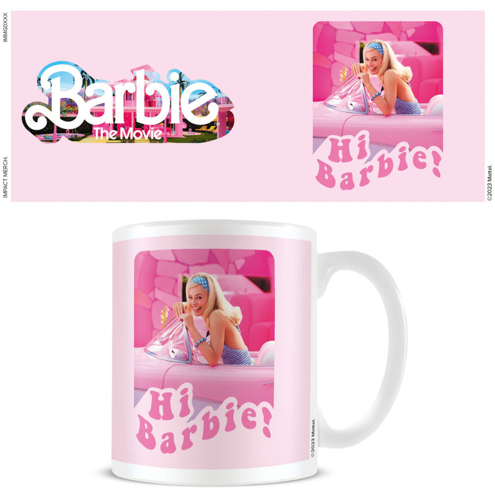 Barbie Keramik Tasse mit "Hi Barbie!"-Aufdruck - Movie Edition