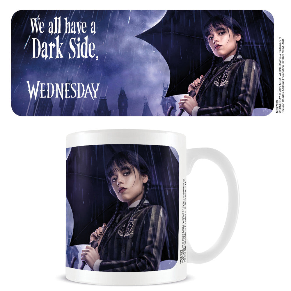 The Addams Family Wednesday Tasse Dark Side Jenna Ortega 325 ml Keramik Spülmaschinen Mikrowellen geeignet