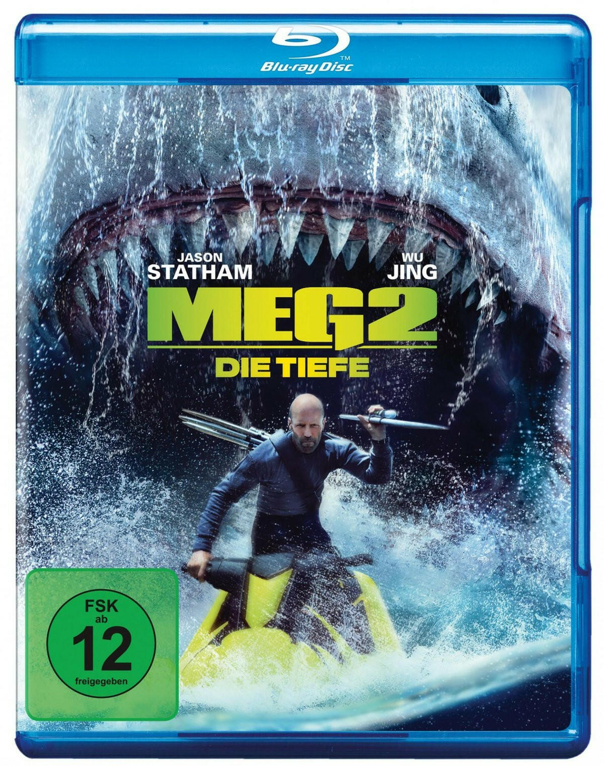 Meg 2: Die Tiefe [Blu-ray] Action Thriller Jason Statham Wu.
