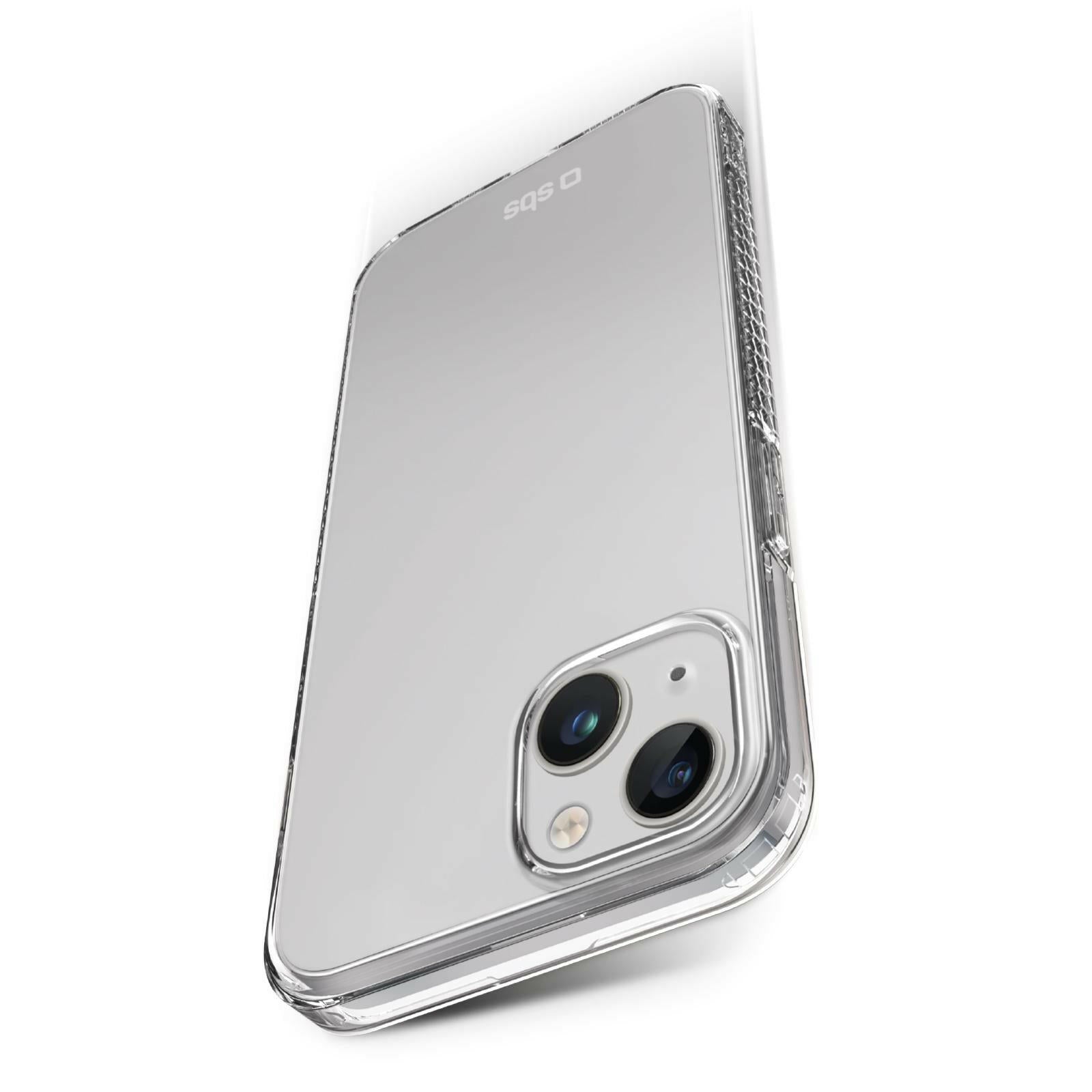 SBS Extreme X2 TPU Hülle für iPhone 15 Transparent.