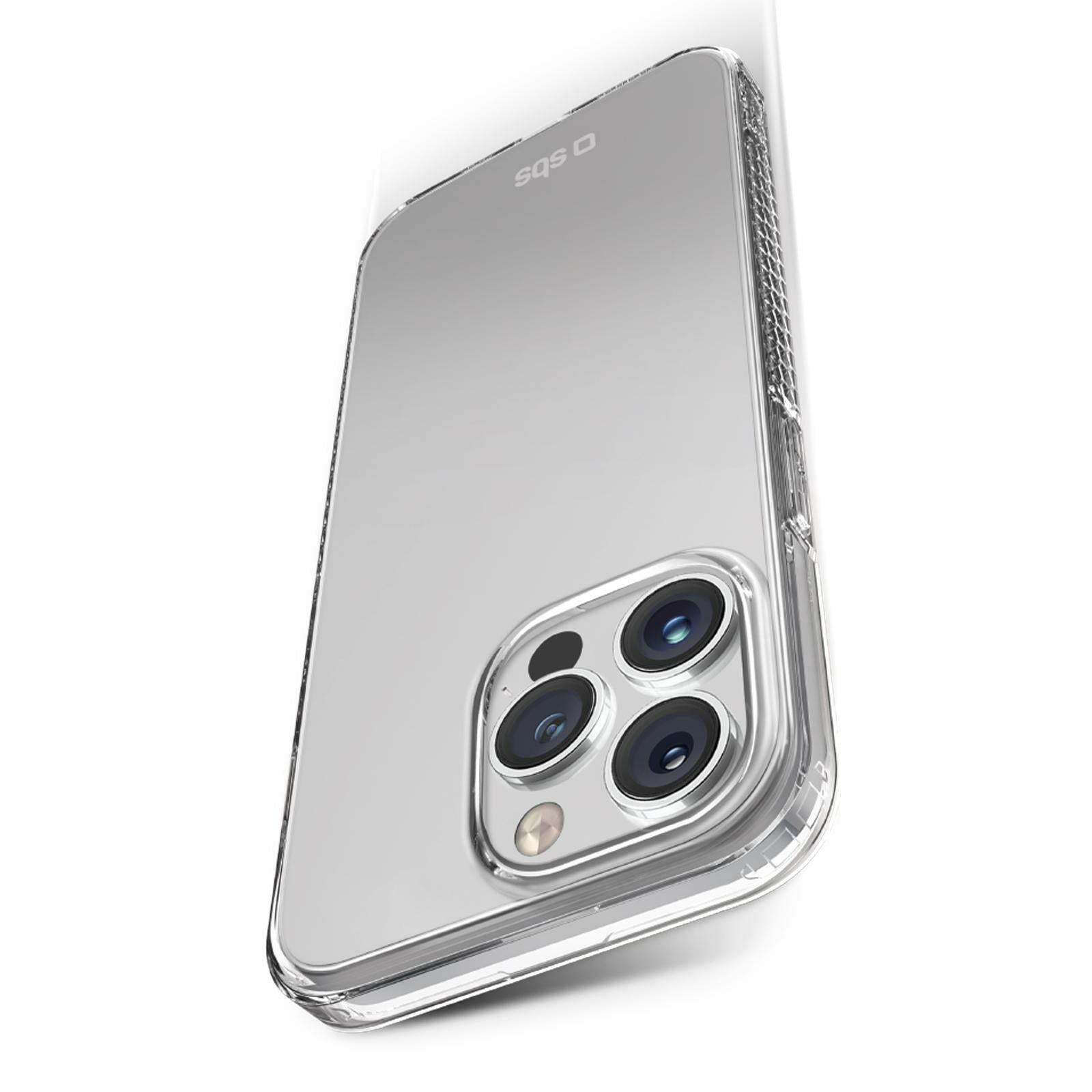 SBS iPhone 15 Pro Hülle Transparent TPU: Extreme X2.