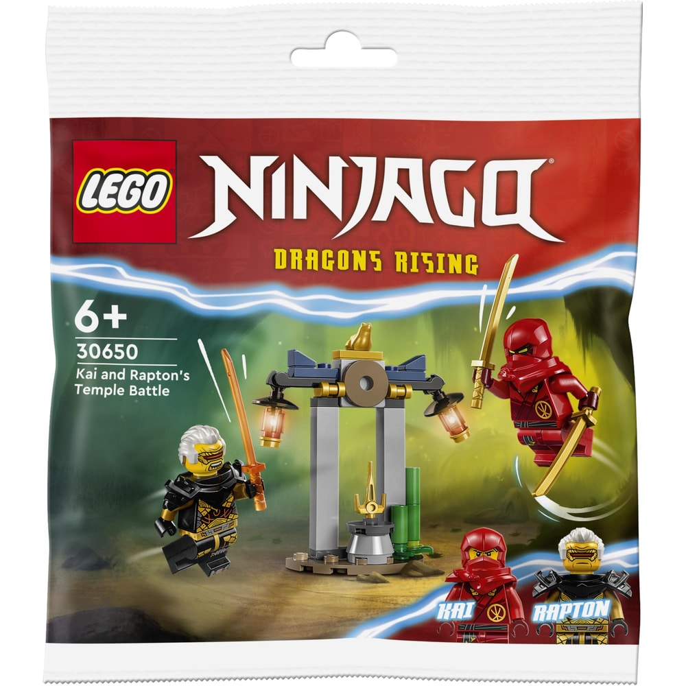 LEGO Ninjago Kais und Raptons Duell im Tempel Set 2 Figuren
