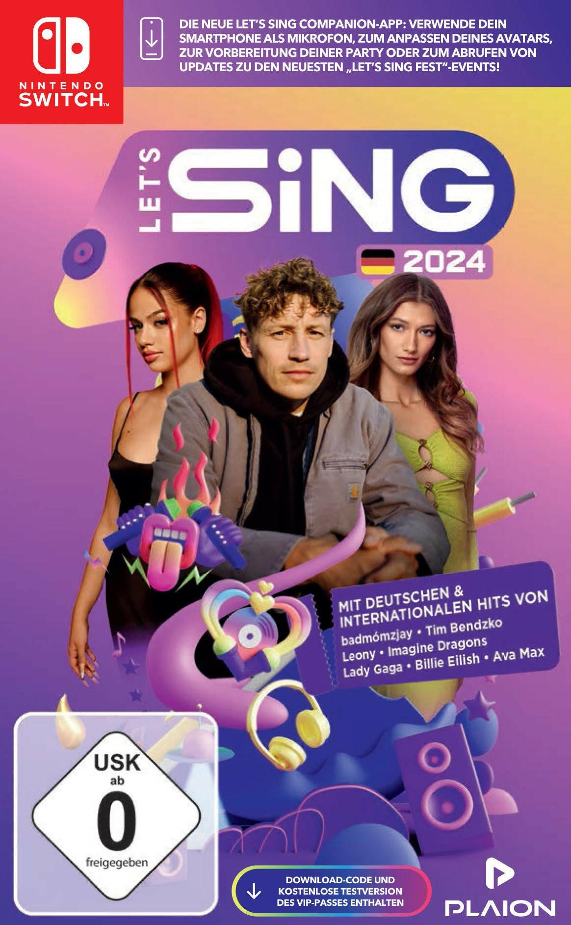 Ravenscourt Let's Sing 2024 Career-Modus VIP-Pass Nintendo.