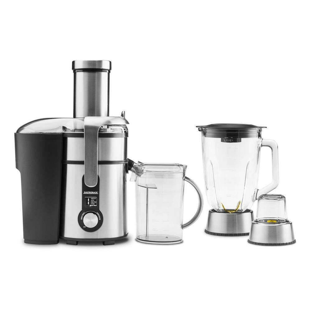 GASTROBACK 40153 3-in-1 Entsafter Mixer Kaffeemühle 1300W.