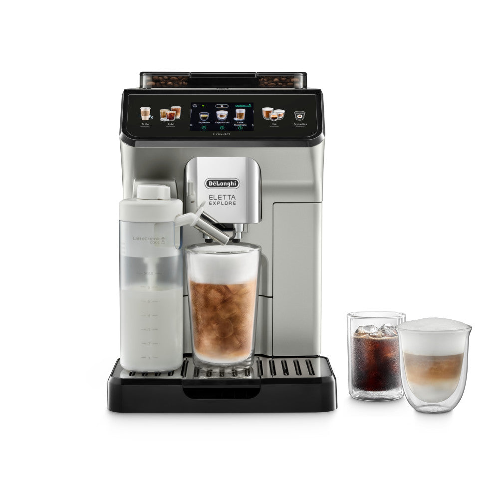 Eletta Explore Cold Brew ECAM450.65.S silber Kaffeevollautomat - TRONYQ