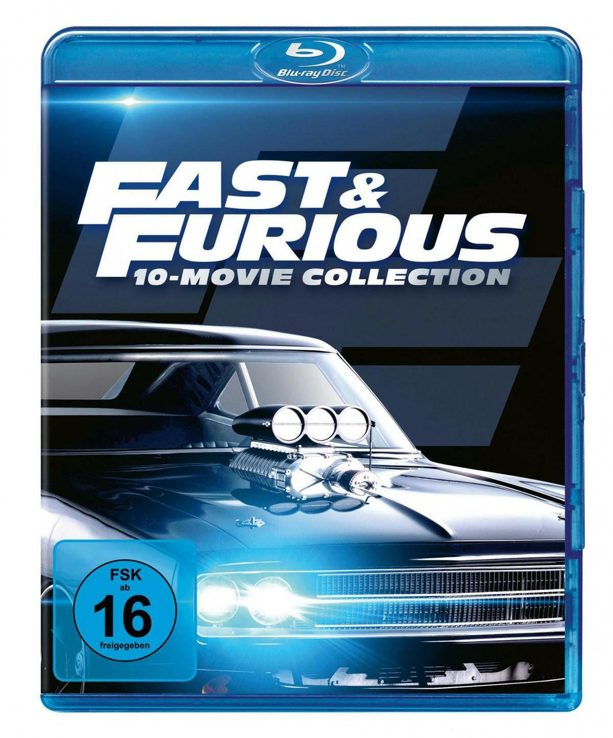 Fast & Furious Collection - 10 Filme (Blu-ray) - Vin.