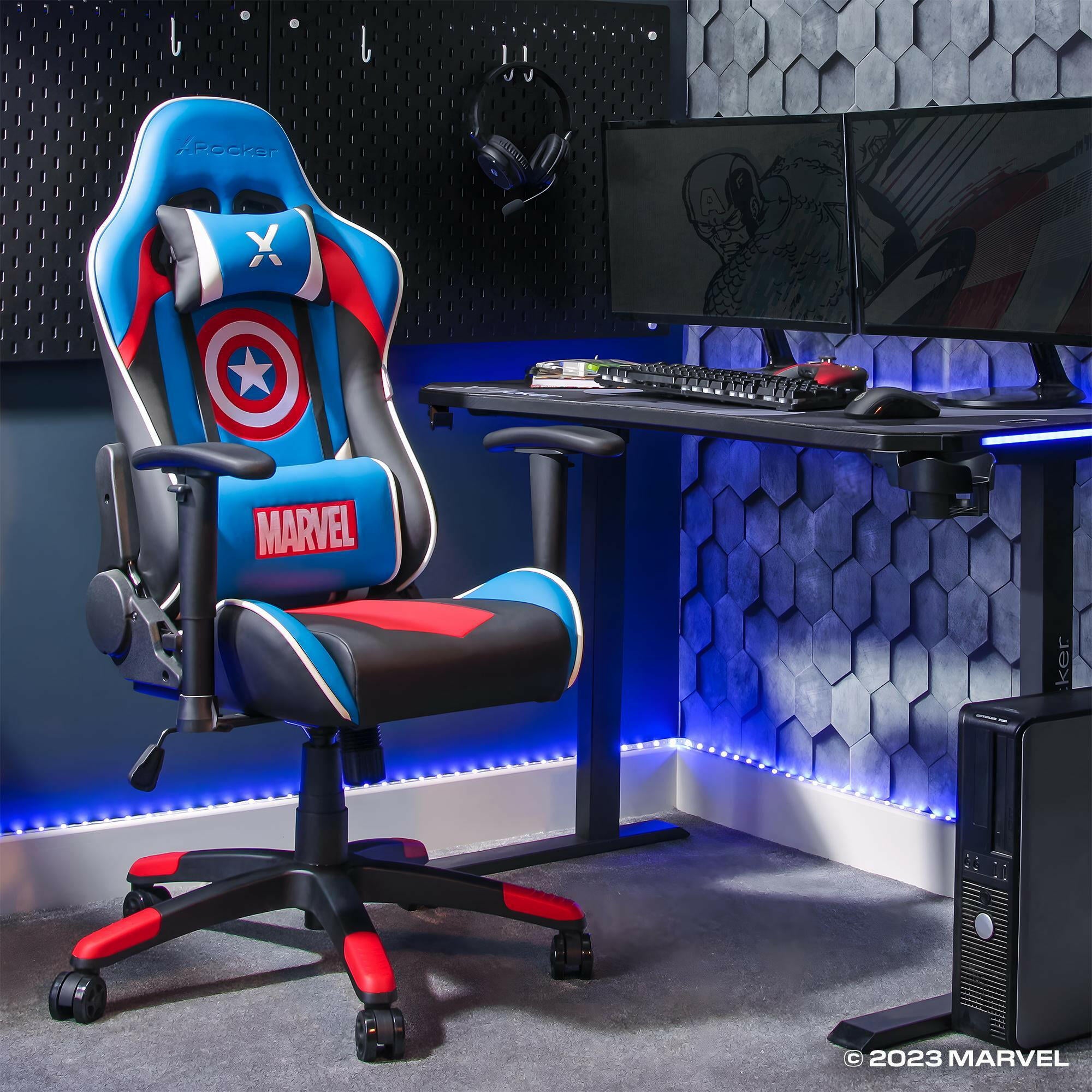 X Rocker Captain America Gaming-Stuhl für.