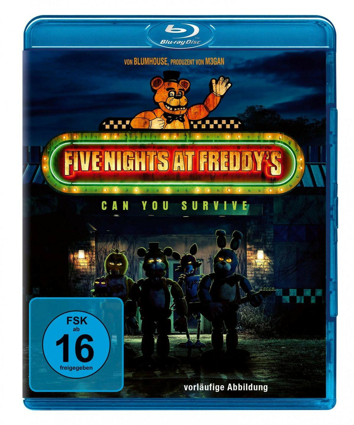 Five Nights at Freddy's Blu-ray, Horror, Thriller.