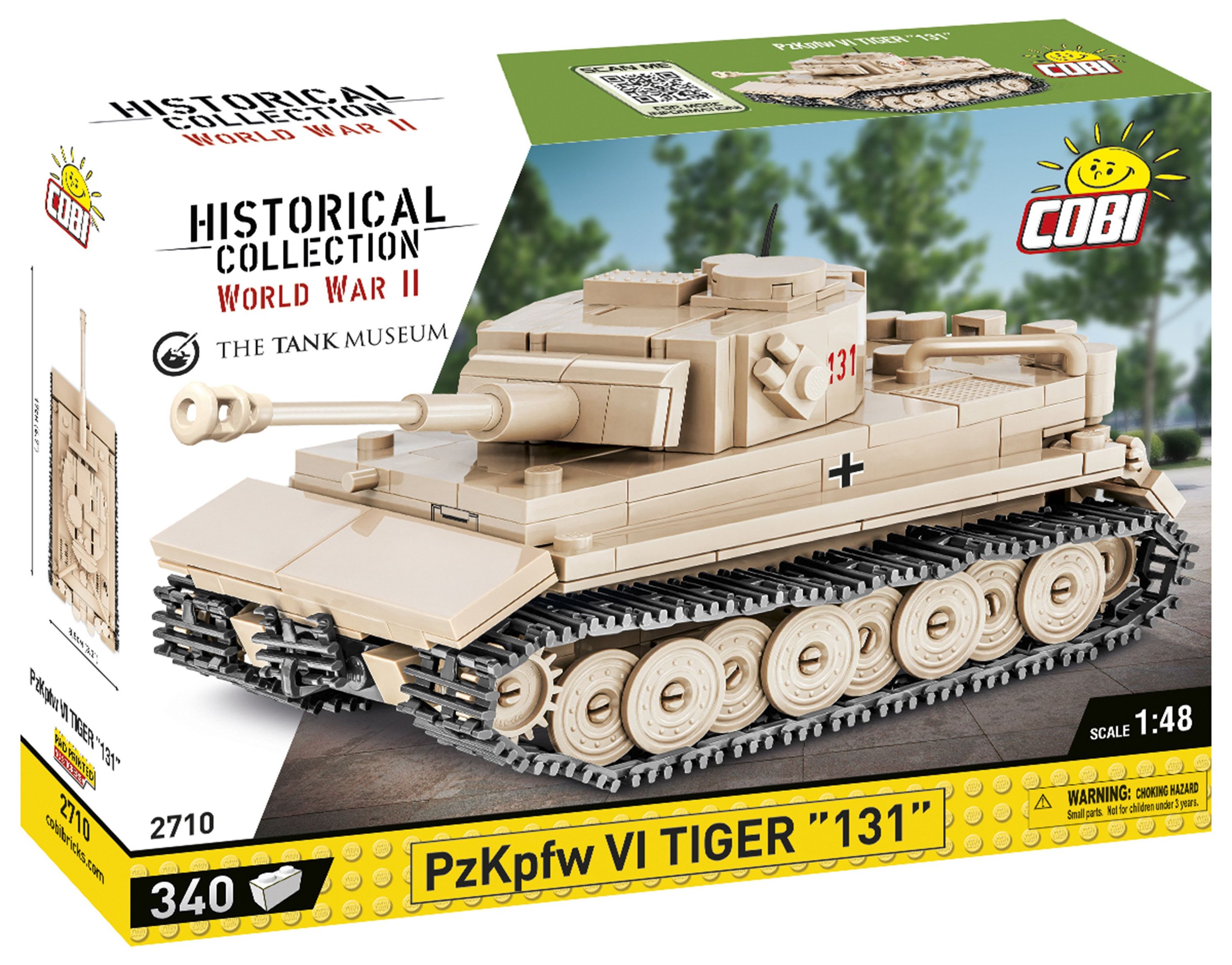 COBI 2710 Tiger 131 Bausteine Wüstensand 340 Teile