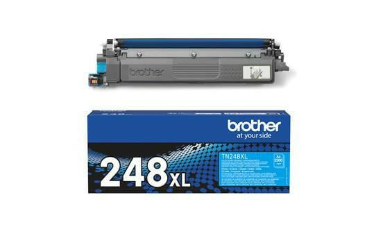 Brother TN-248XLC Original Tonerkartusche Cyan, 2300 Seiten.
