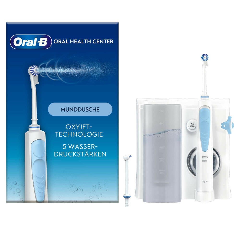 Oral-B Oxyjet Munddusche mit 5 Druckstufen & 4