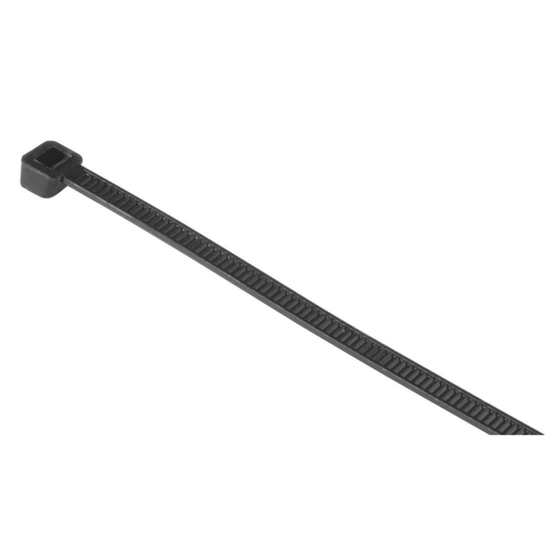 Hama Kabelbinder 3,5 x 140 mm schwarz, 50 Stück UV-beständig.
