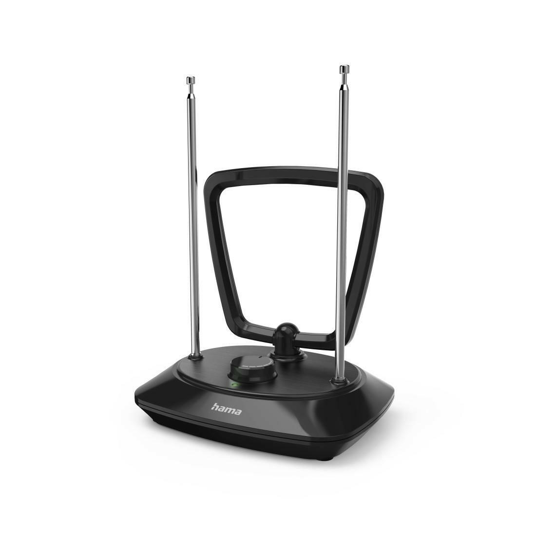 Hama DVB-T2 Zimmerantenne Classic, aktiv, 5G LTE-Filter.