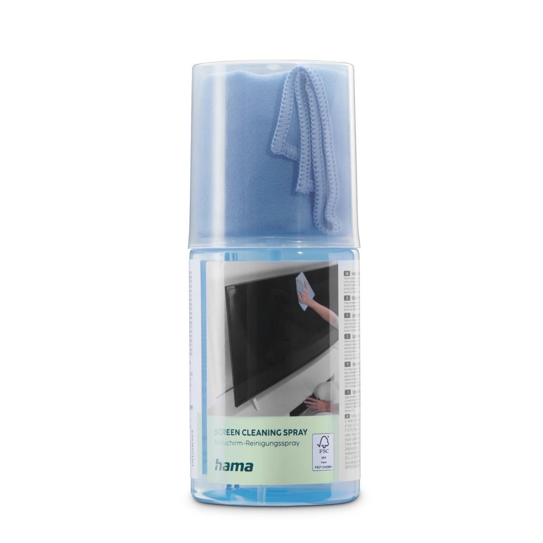 Hama Bildschirmreiniger Spray & Tuch 200ml - TV Büro