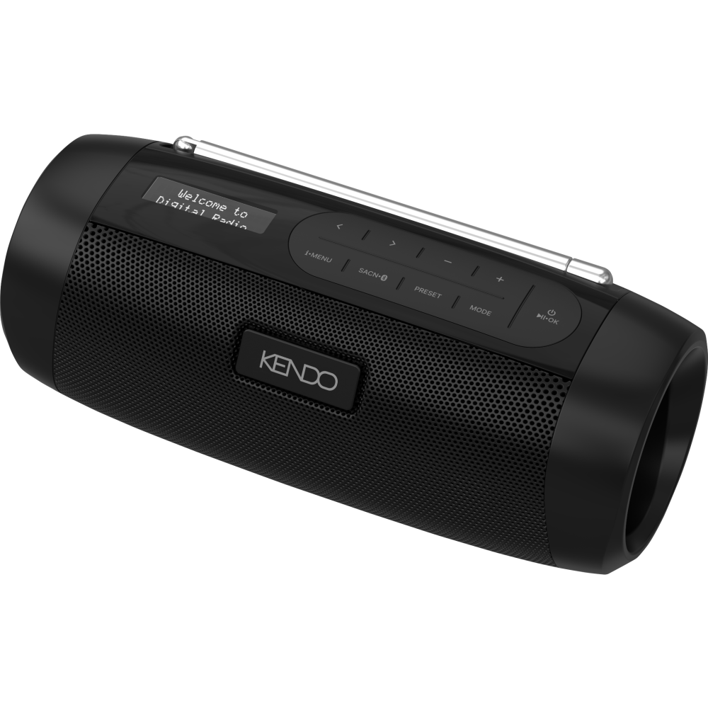 KENDO TuneBox 23EX DAB+ Radio mit Bluetooth, IPX5, Akku.