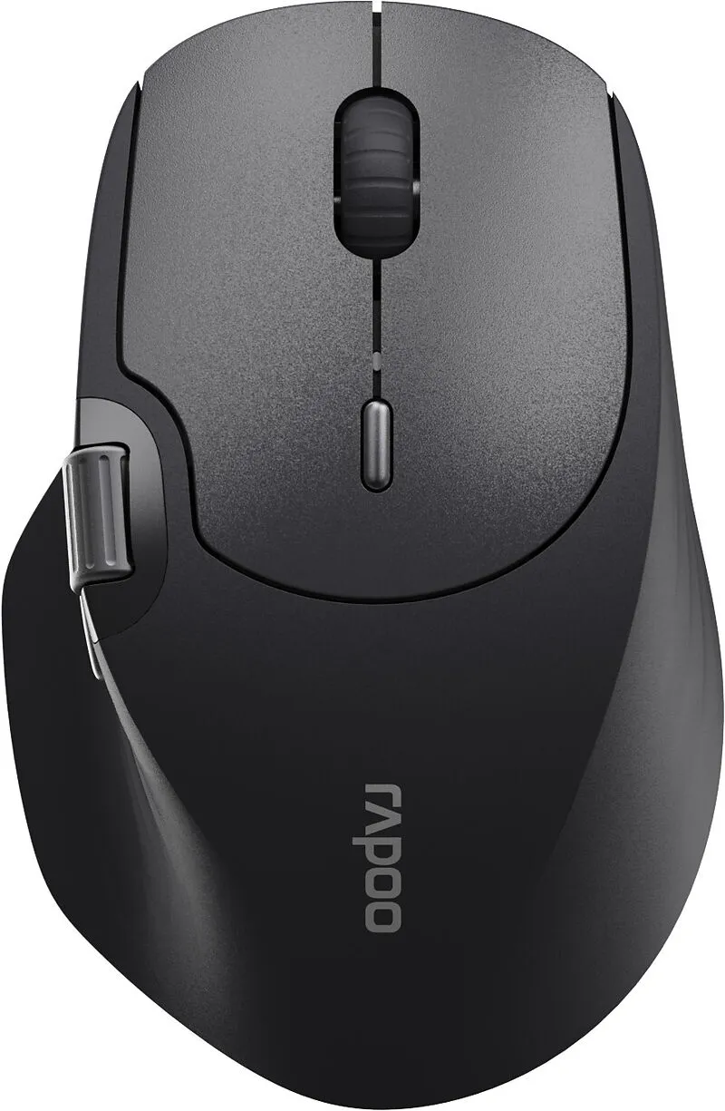 Rapoo MT560 Maus kabellos 4000 DPI Akku ergonomisch schwarz