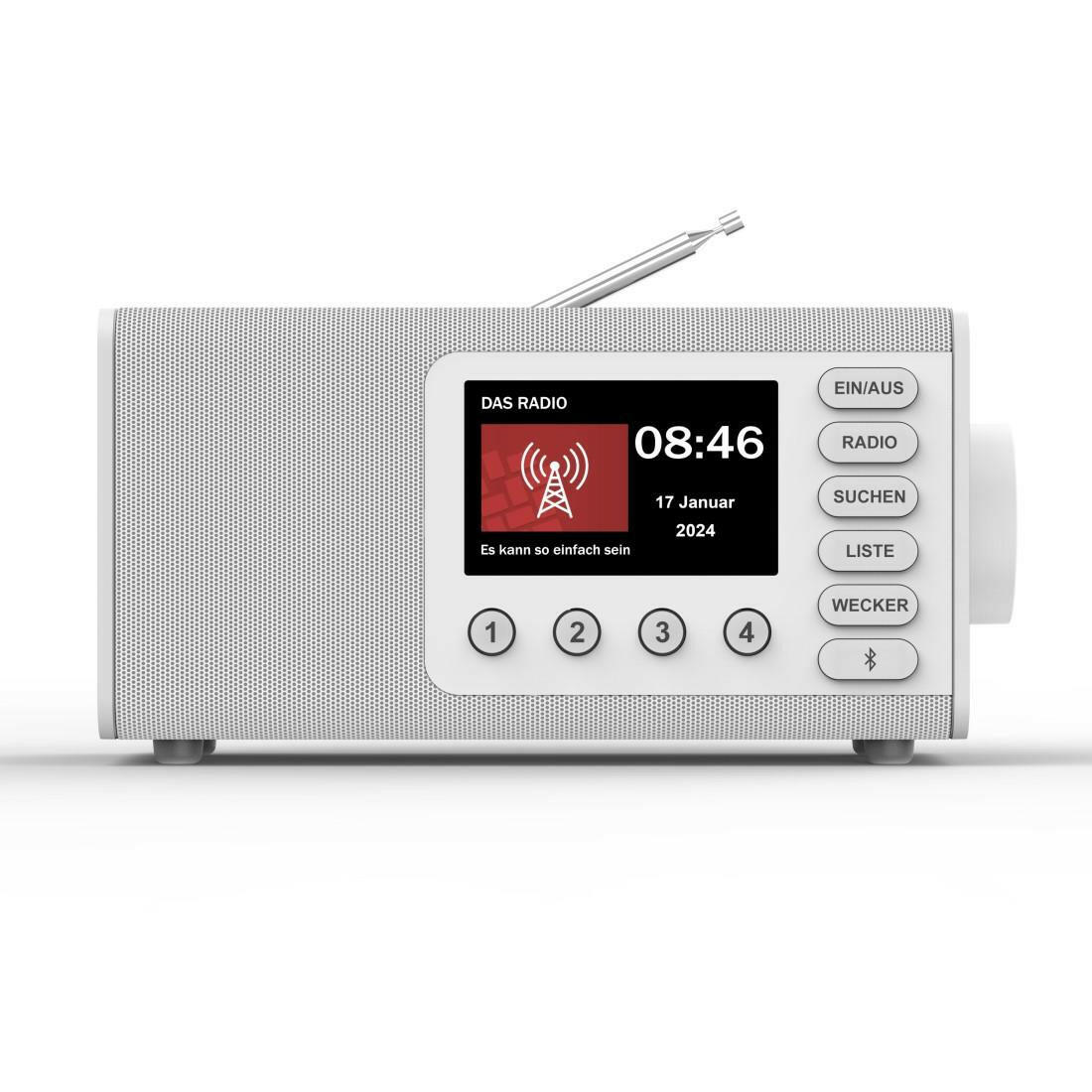 HAMA DR1001BT DAB+ Radio mit Bluetooth & Radiowecker.