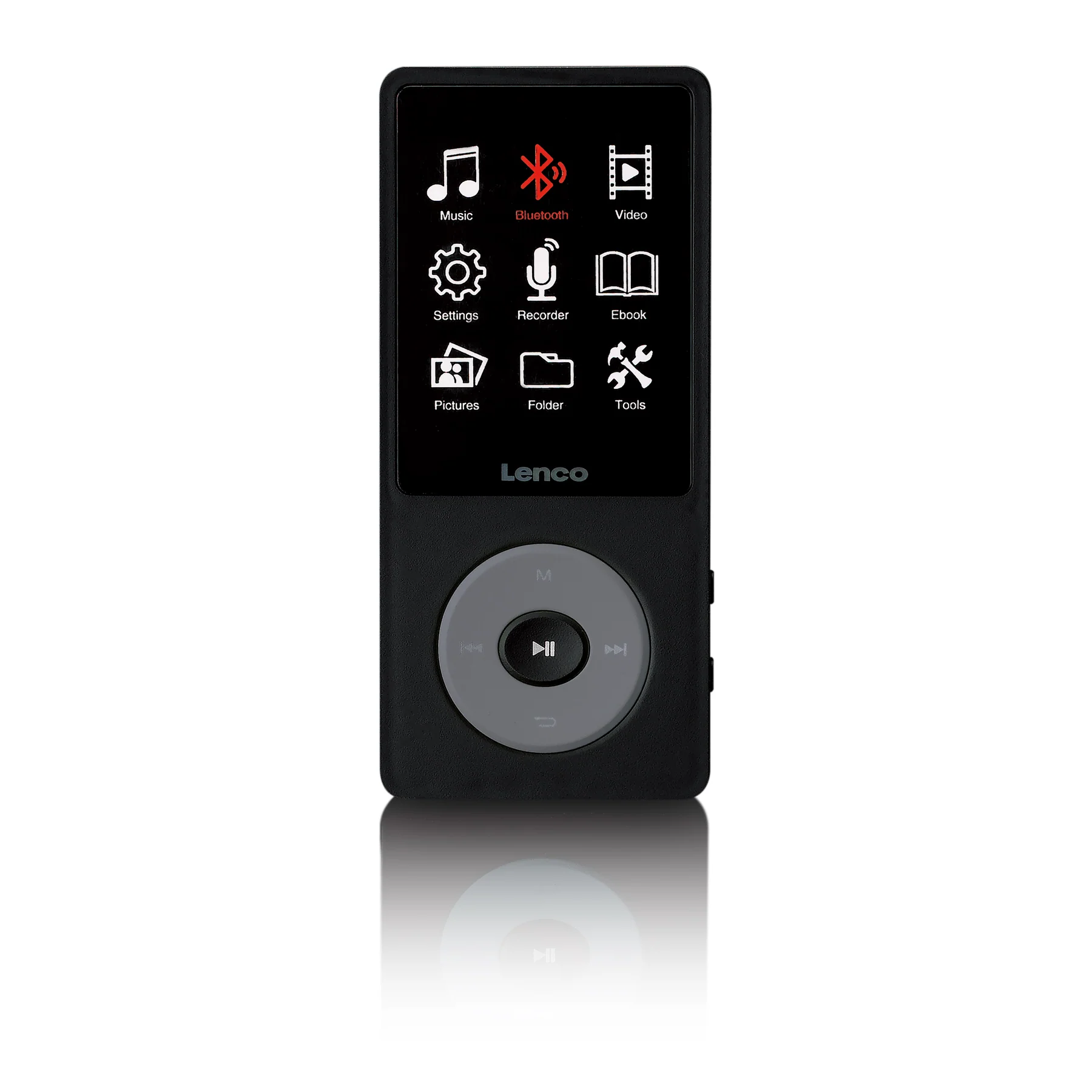 Lenco Xemio-860BK MP3/MP4-Spieler mit Bluetooth 8GB schwarz