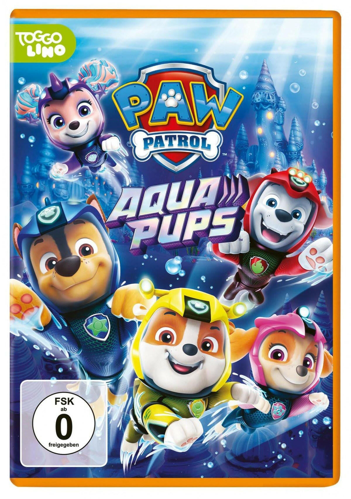 Paw Patrol: Aqua Pups DVD - Kinderfilm, 8 Episoden, 2023