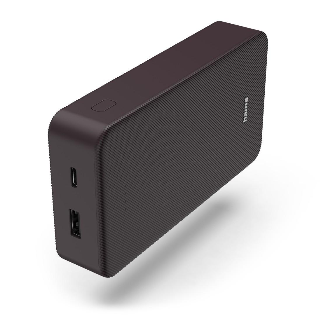 Hama Powerbank Colour 20 20000mAh USB-C USB-A Pflaume