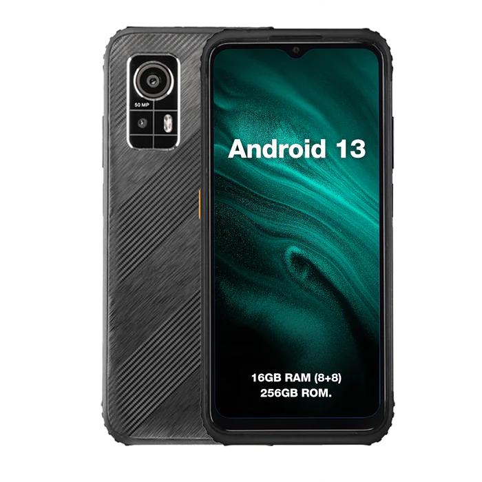 AGM H6 256GB/8GB RAM Dual-SIM 4G Schwarz Smartphone.