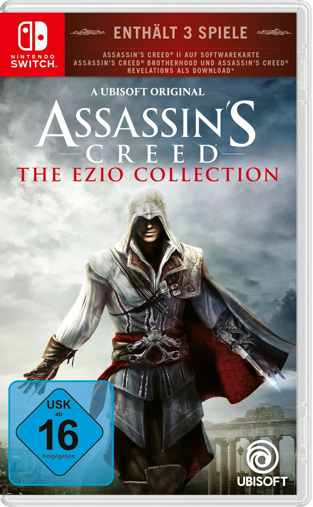 Assasin's Creed Nintendo Switch-Spiel Collection.
