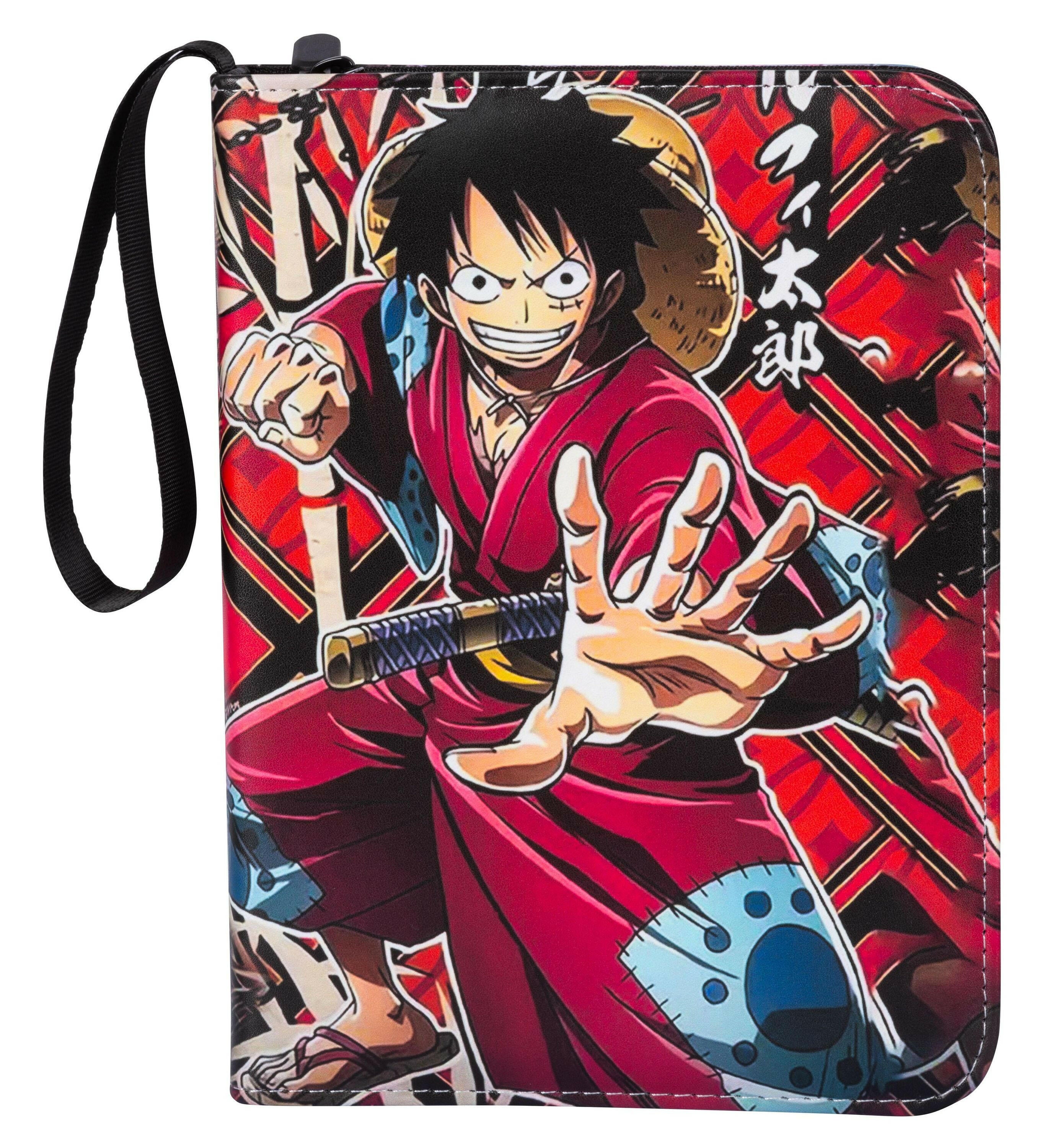 One Piece Ruffy Karten Album A5 rot - Für Kartenliebhaber.