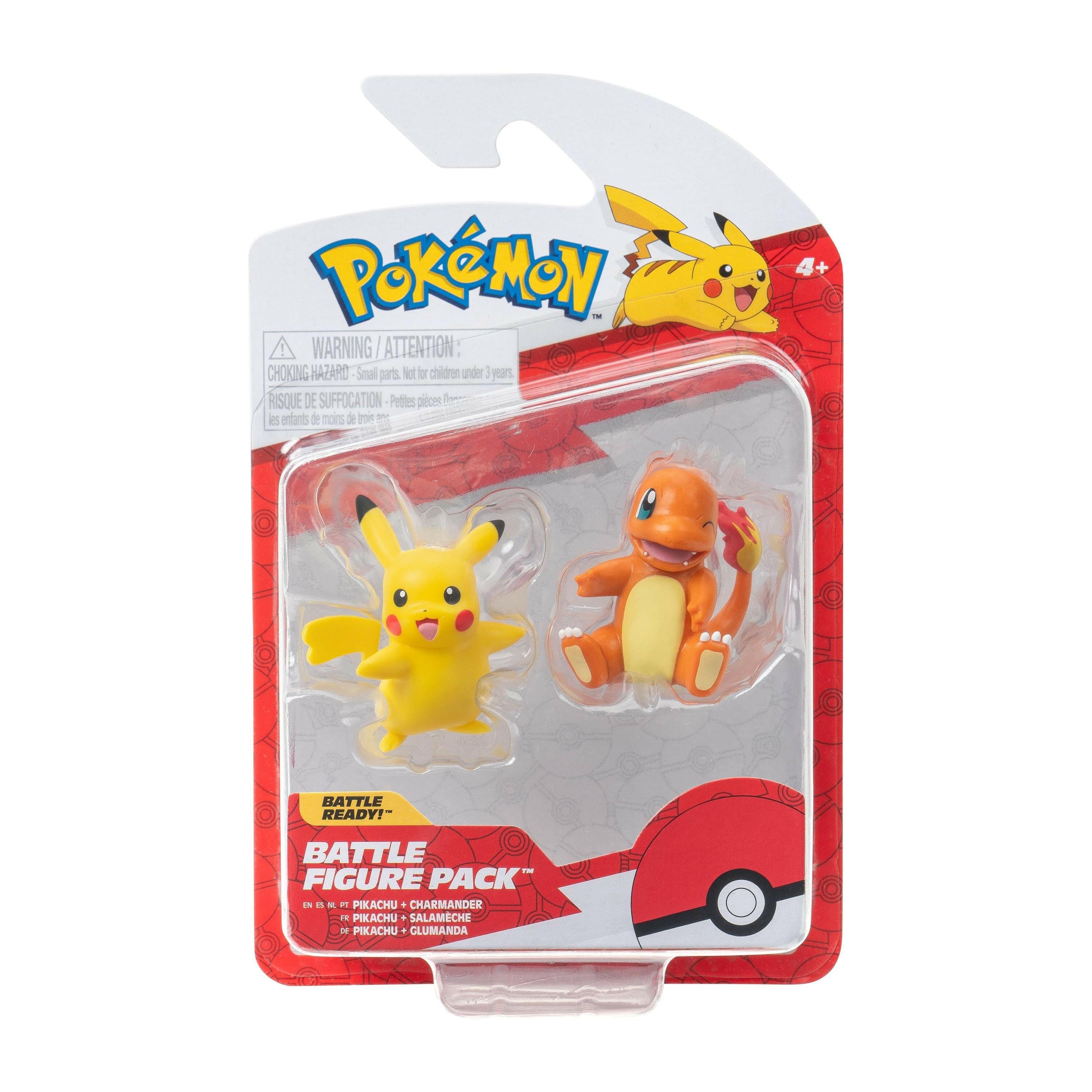 Pokémon Battle Figure Pack: Glumanda & Pikachu 5 cm