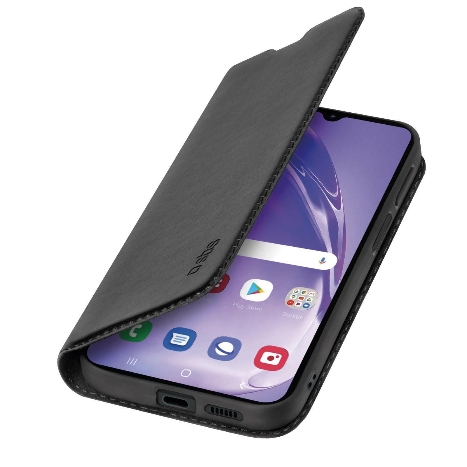 SBS Samsung A15 Bookcase Wallet Lite-Hülle in Schwarz.