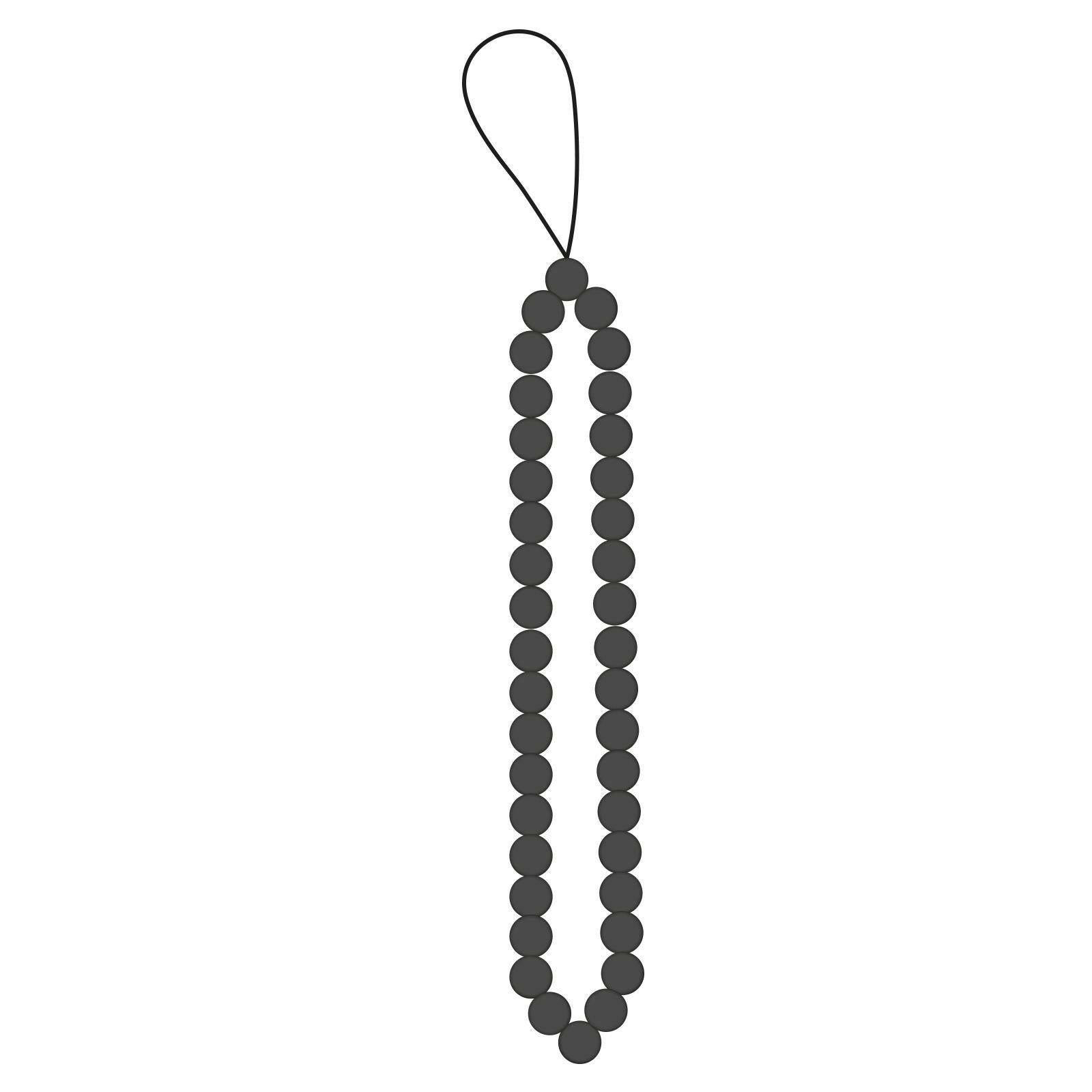 case&me Jelly Beads Armband 20cm Anti-Stress Schwarz.