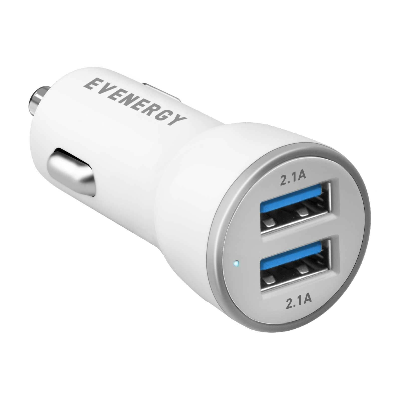 SBS Fast Charge Autoladegerät ECPKCR2USB2AW 2,1A dual USB.