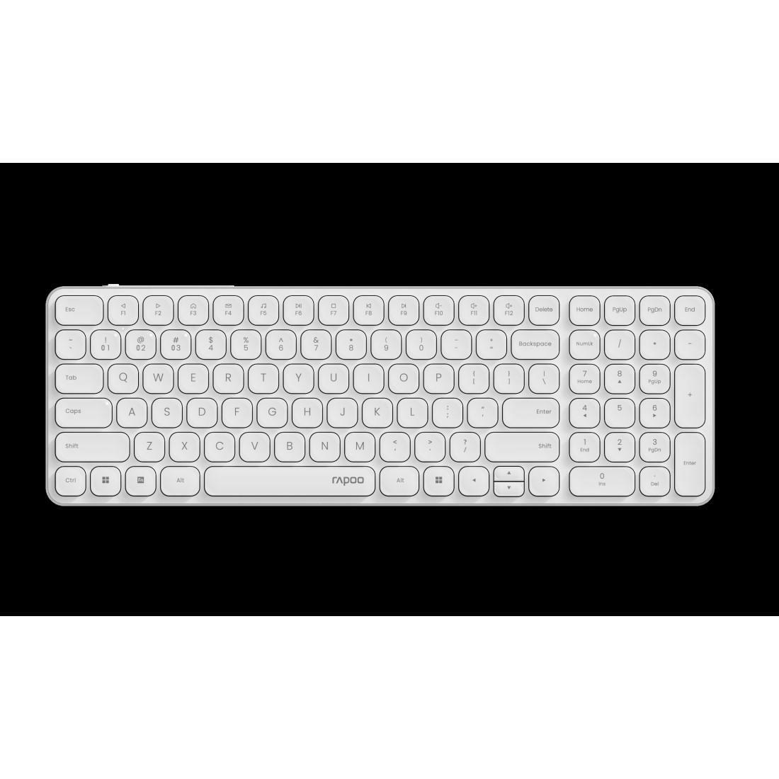 Rapoo E9310M kabellose Tastatur, ultraflach, QWERTZ.