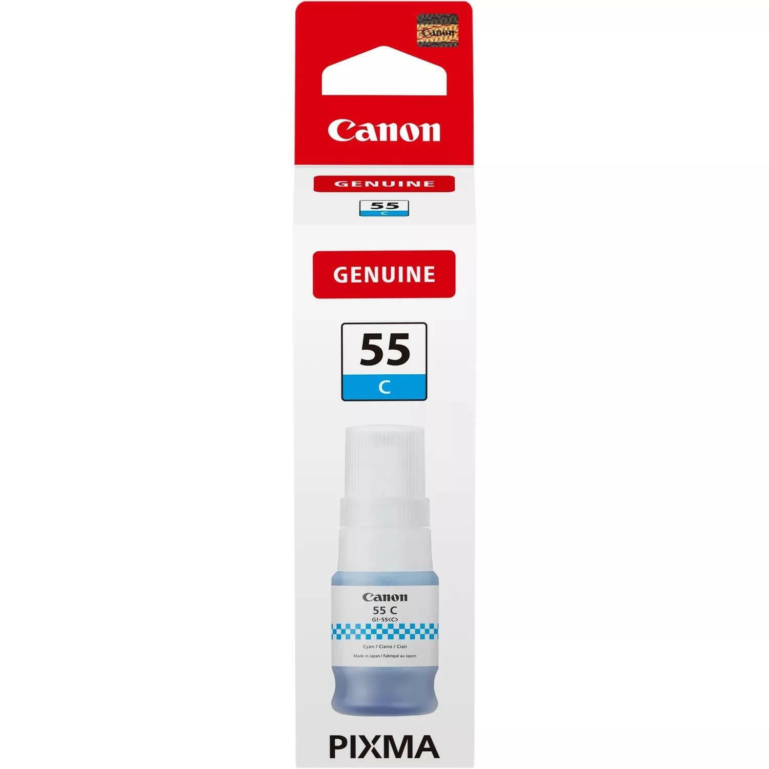 Canon GI-55C Cyan Tintenflasche für MAXIFY GX2050 & GX1050