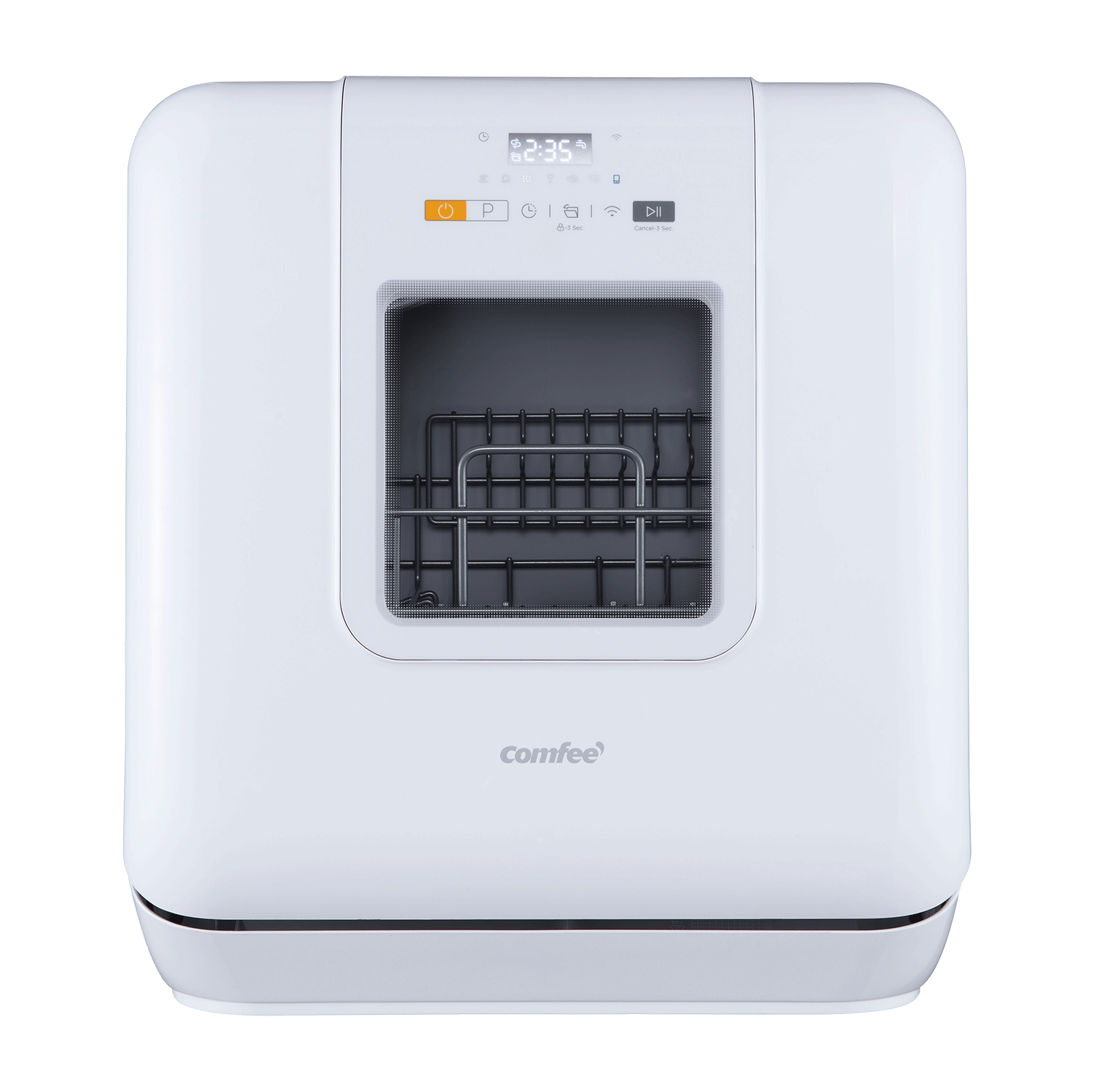 Comfee CTS5.3F Tisch-Geschirrspüler, 3 Gedecke, Wassertank