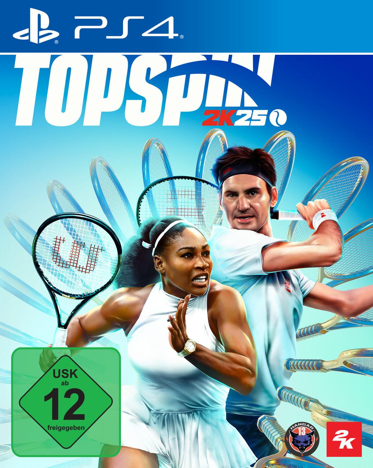 Top Spin 2K25 - PS4-Spiel, Sportspiel, Freigegeben ab 12