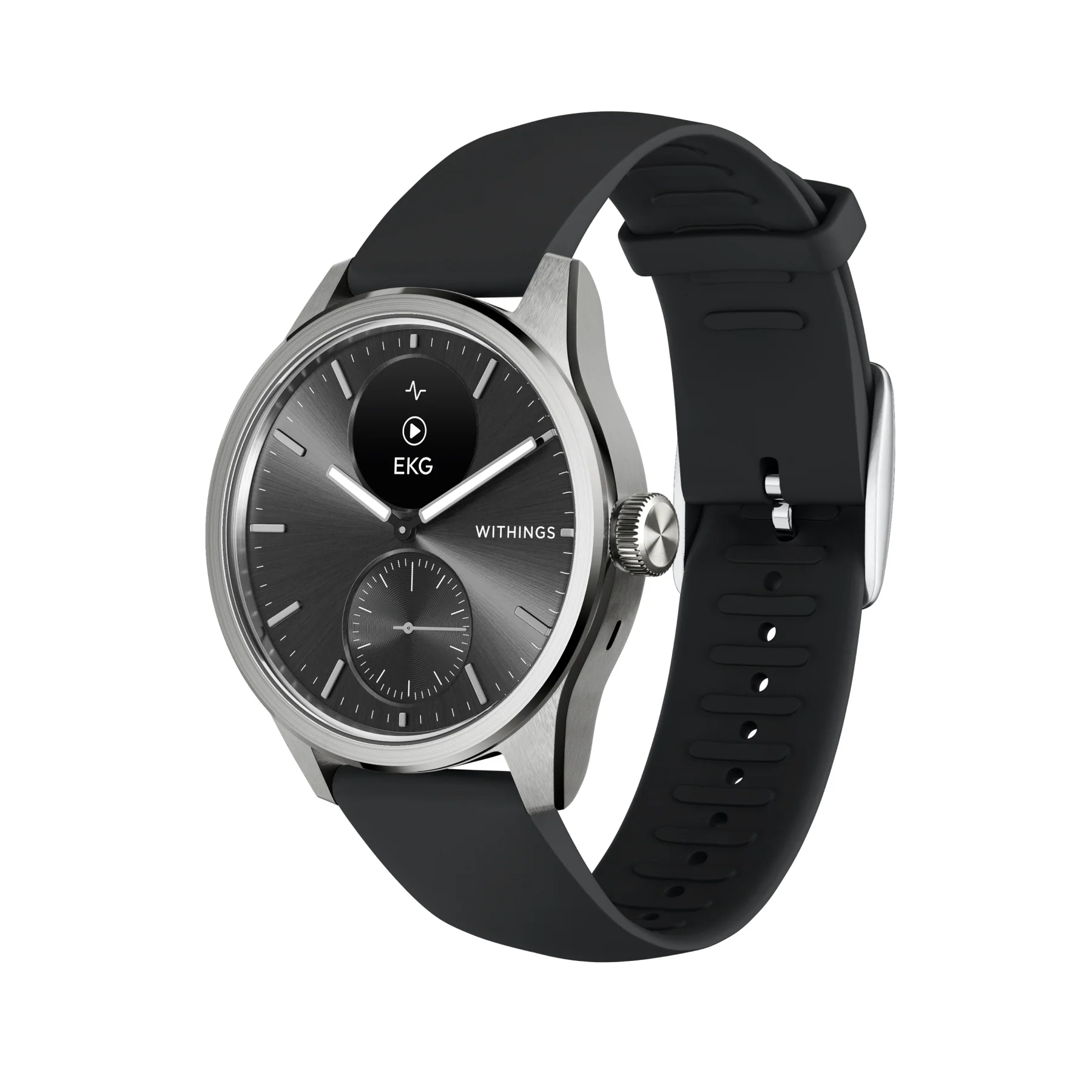 Withings ScanWatch 2 Smartwatch 42mm Schwarz EKG SpO2