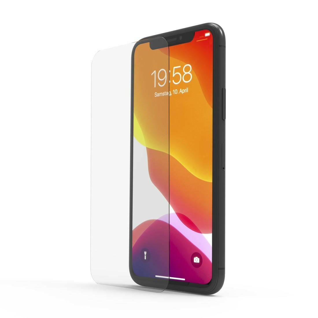 Hama iPhone 11 Handy-Schutzglas Ultraklar 9H Härte