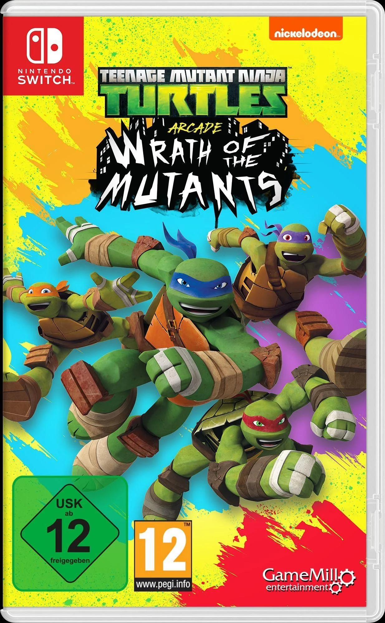 BrandGame Mill TMNT Wrath of the Mutants Nintendo Switch.