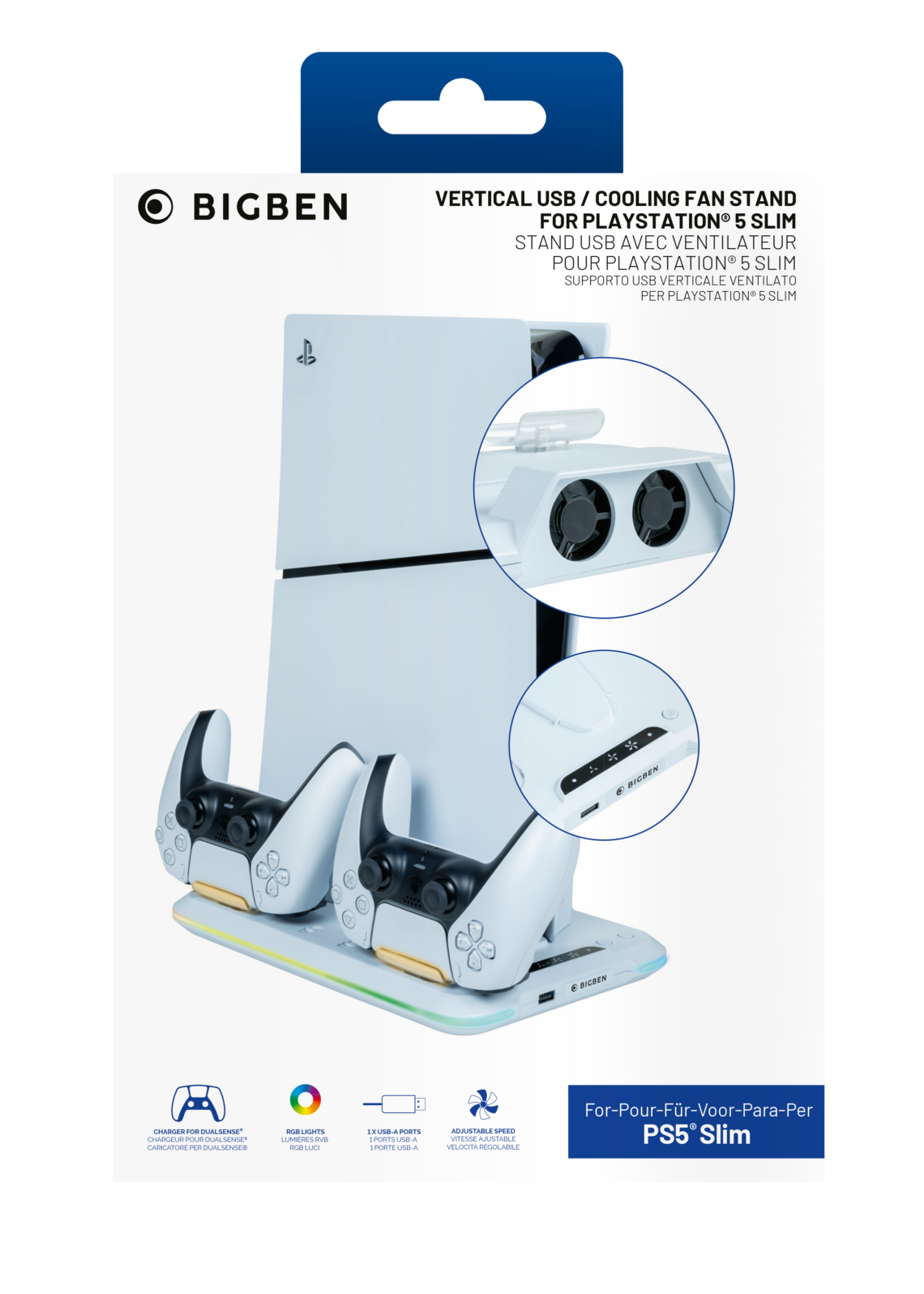 NACON BIGBEN Ladestation für PlayStation 5 Slim.