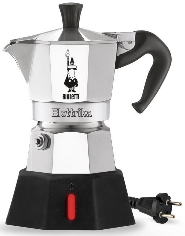 Bialetti Moka Elettrika Espressokocher 2 Tassen Aluminium