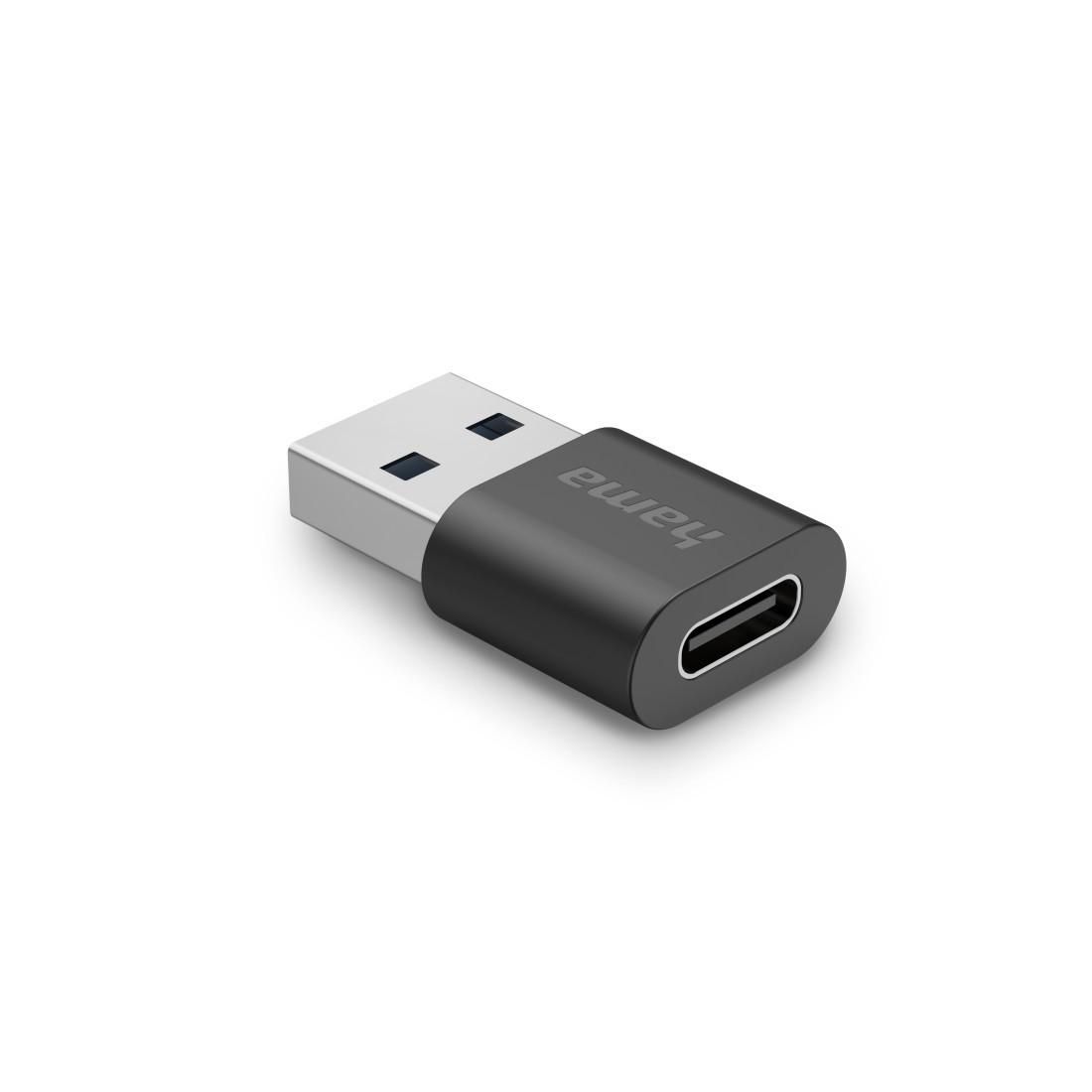 Hama USB Adapter USB-C Buchse USB-A Stecker 10 Gbit/s