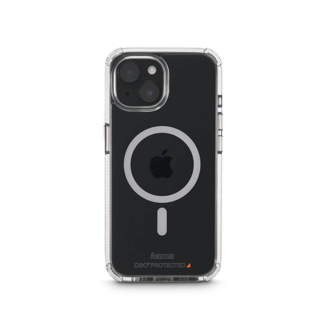 Hama iPhone 15 Handyhülle Extreme Protect D3O, durchsichtig.