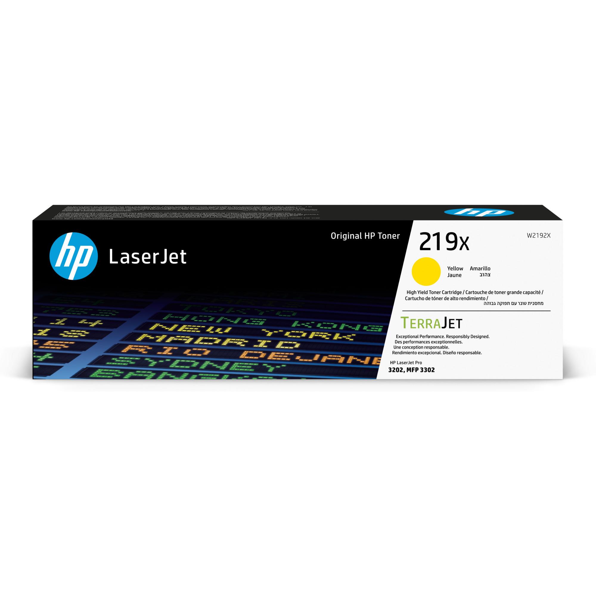 HP 219X Gelb Tonerkartusche TerraJet Original 2500 Seiten