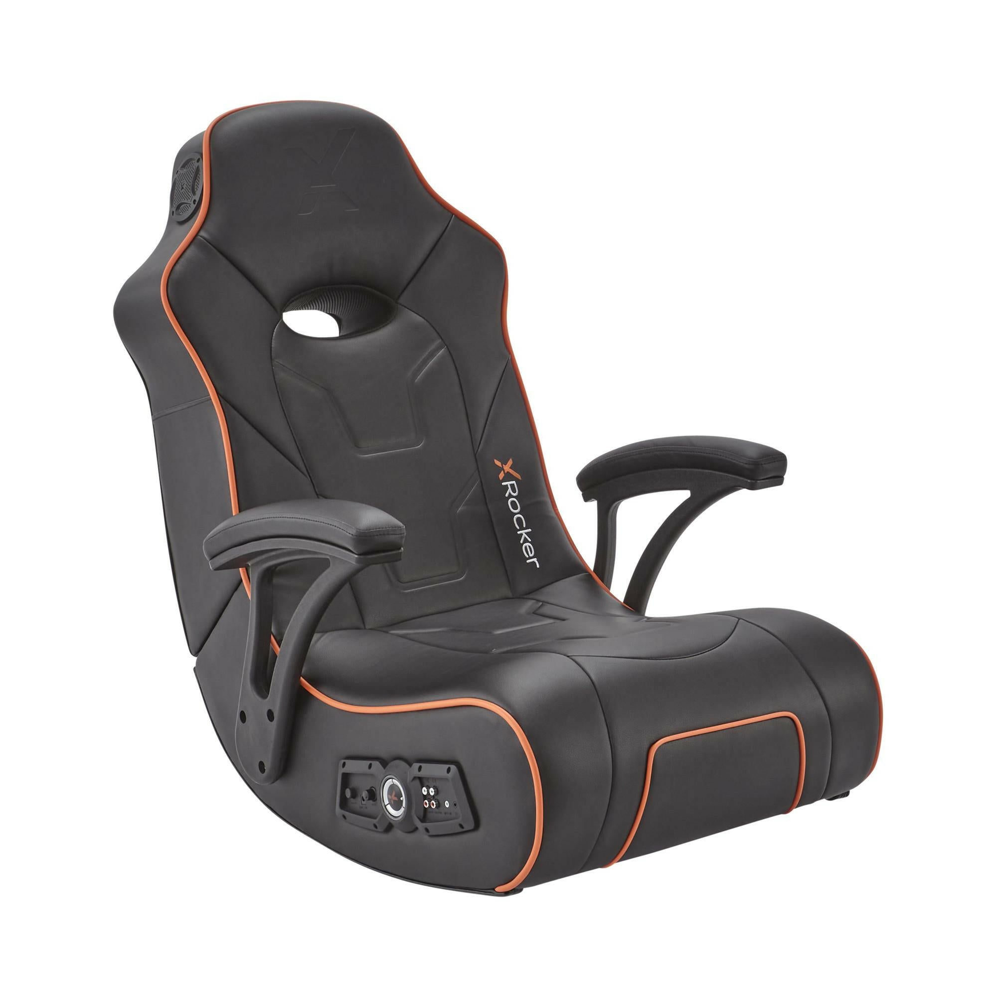 X Rocker G-Force 2.1 Gaming Sessel für Kinder, Schwarz.