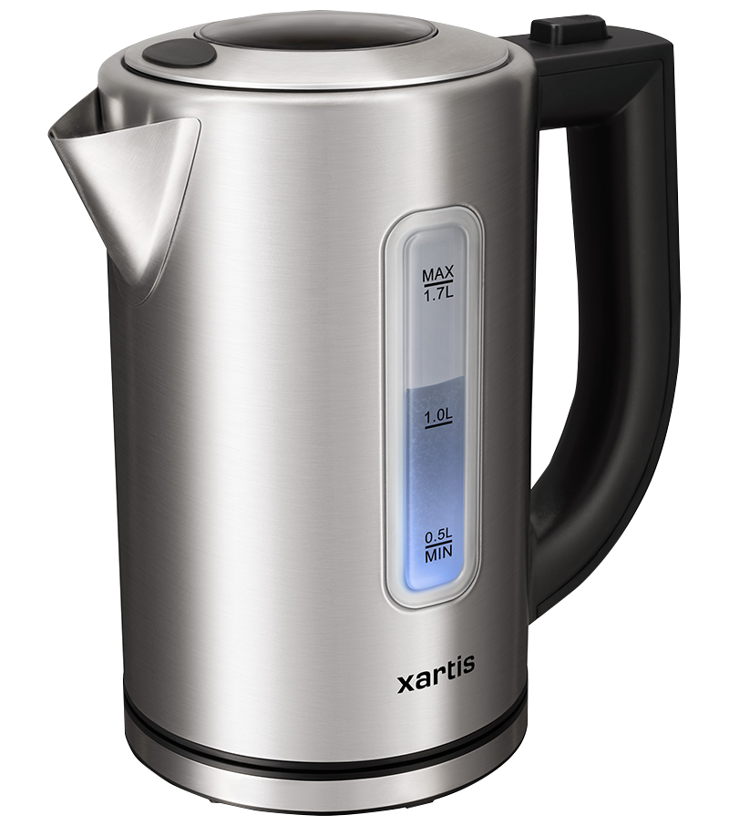 Xartis Edelstahl-Wasserkocher XR-WK 4005, 1,7L, 5