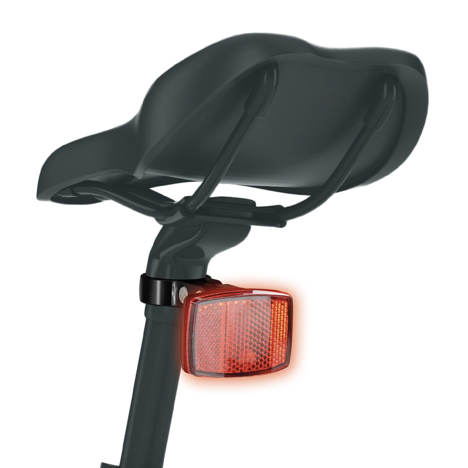 SBS Tefindbike Fahrradreflektor mit Find My Tracker, Schwarz