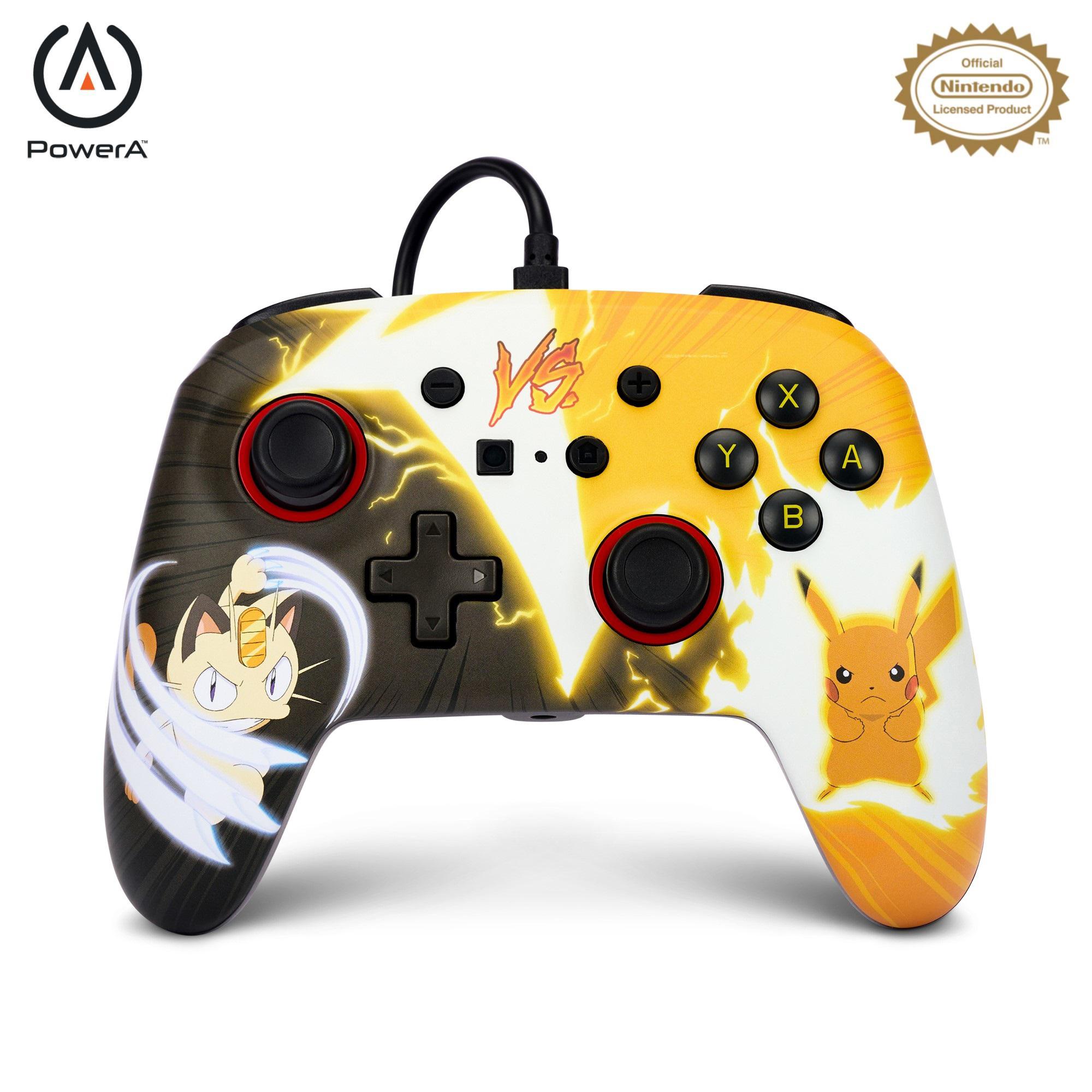 PowerA Nintendo Switch Controller - Pikachu vs. Meowth B-Ware