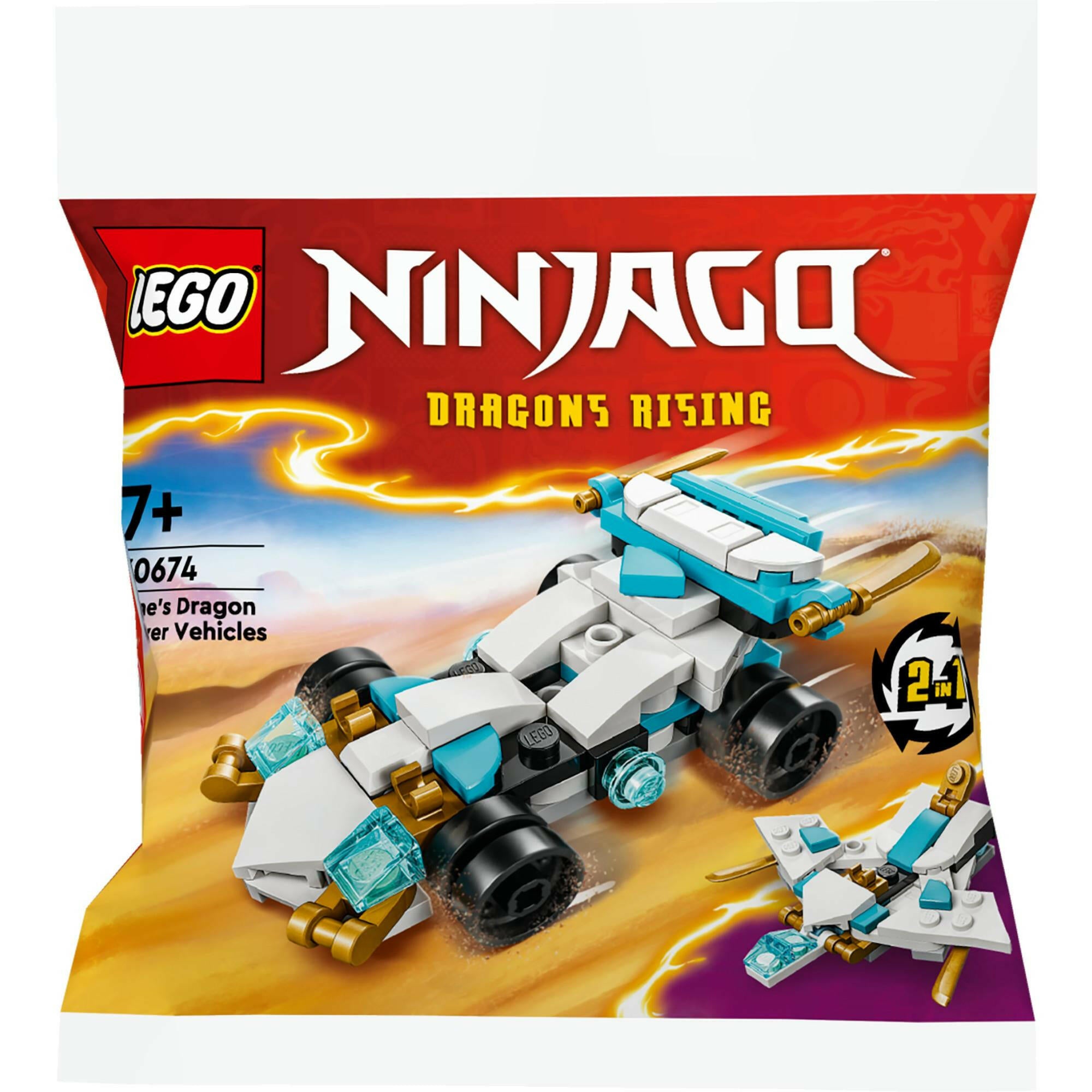 LEGO Ninjago Zanes Drachenpower-Fahrzeuge Set 55 Teile