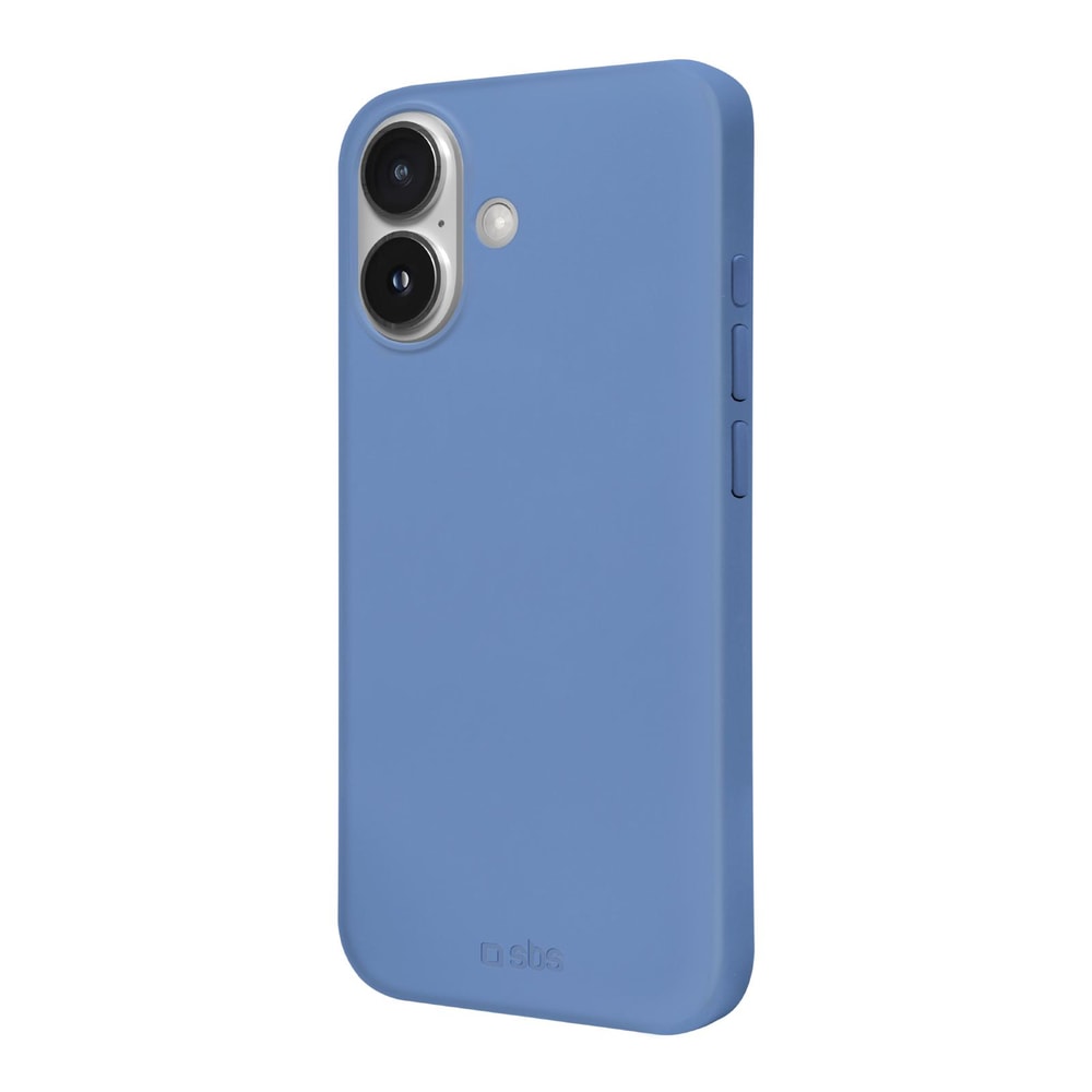 SBS Instinct Handyhülle iPhone 16, Blau – Mikrofaser